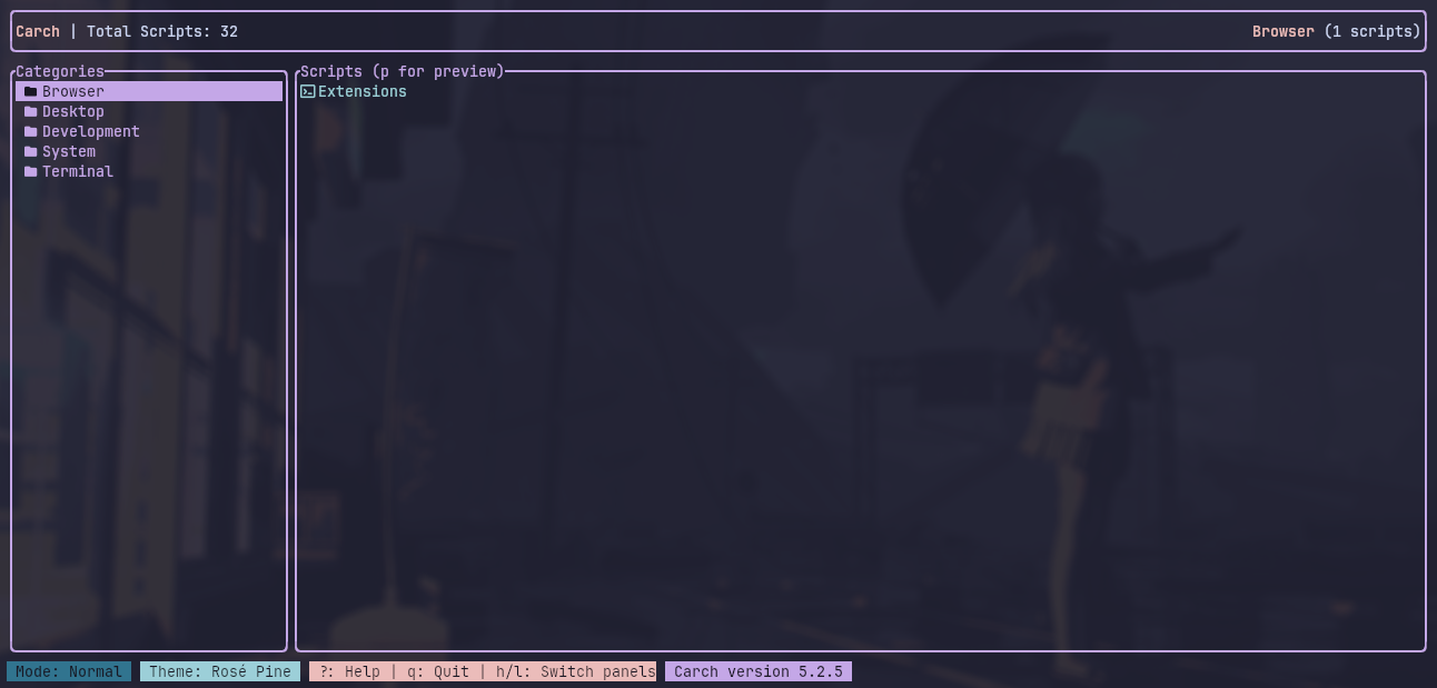 Rose Pine Theme Preview